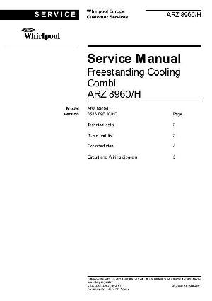 Сервисная инструкция Whirlpool ARZ-8960 ― Manual-Shop.ru
