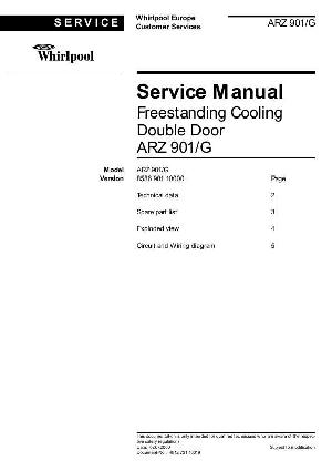 Сервисная инструкция Whirlpool ARZ-901 ― Manual-Shop.ru
