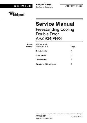 Service manual Whirlpool ARZ-9340 ― Manual-Shop.ru