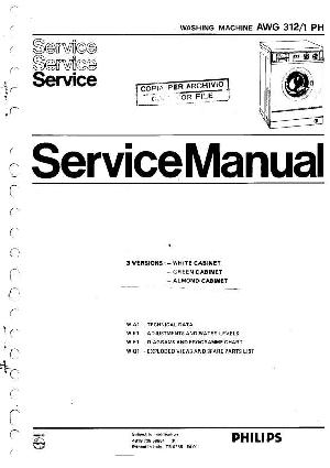 Сервисная инструкция Whirlpool AWG-312 ― Manual-Shop.ru