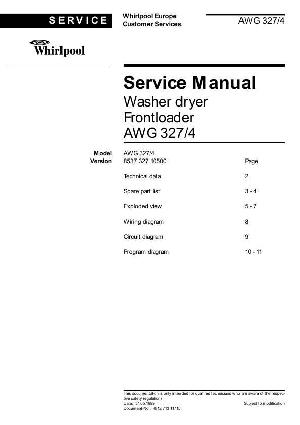 Service manual Whirlpool AWG-327 ― Manual-Shop.ru