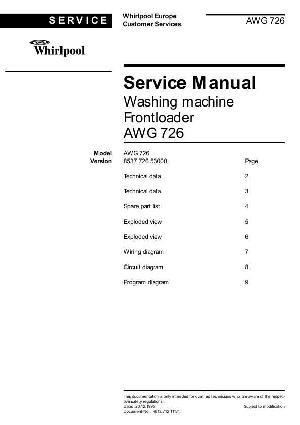 Service manual Whirlpool AWG-726 ― Manual-Shop.ru