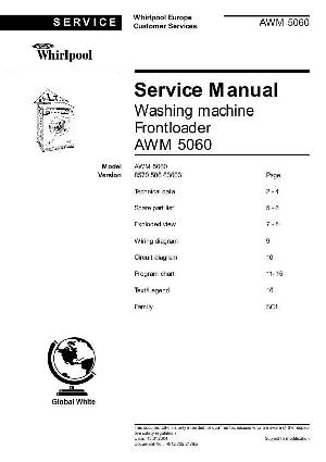 Service manual Whirlpool AWM-5060 ― Manual-Shop.ru