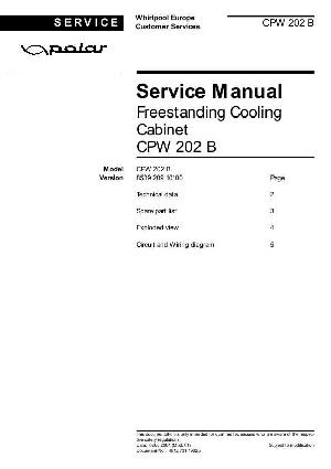 Сервисная инструкция Whirlpool CPW-202B ― Manual-Shop.ru