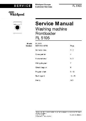 Сервисная инструкция Whirlpool FL-5105 ― Manual-Shop.ru