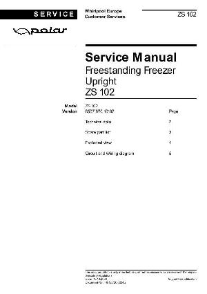 Сервисная инструкция Whirlpool ZS-102 ― Manual-Shop.ru