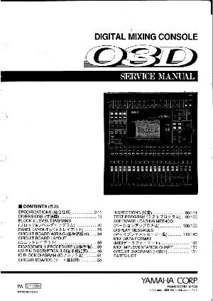 Service manual Yamaha 03D ― Manual-Shop.ru