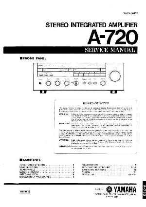 Service manual Yamaha A-720 ― Manual-Shop.ru