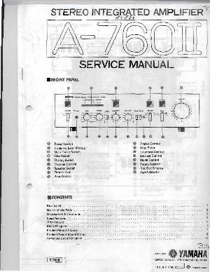 Service manual Yamaha A-760II ― Manual-Shop.ru