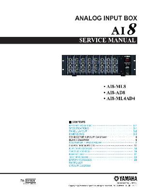 Service manual Yamaha AI8 ― Manual-Shop.ru