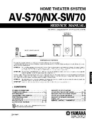 Service manual Yamaha AV-S70 ― Manual-Shop.ru