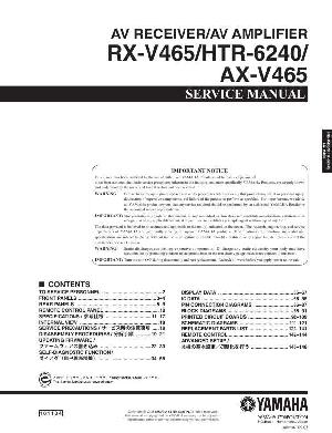 Service manual Yamaha AX-V465 ― Manual-Shop.ru