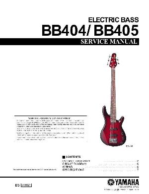 Service manual Yamaha BB404, BB405  ― Manual-Shop.ru