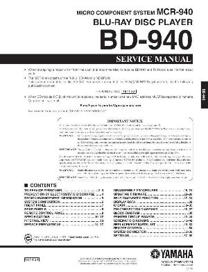 Service manual Yamaha BD-940 (MCR-940) ― Manual-Shop.ru