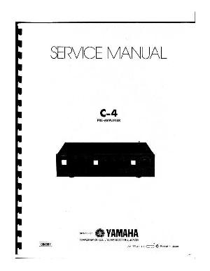 Сервисная инструкция Yamaha C-4 ― Manual-Shop.ru