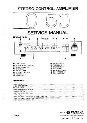 Сервисная инструкция Yamaha C-50 ― Manual-Shop.ru
