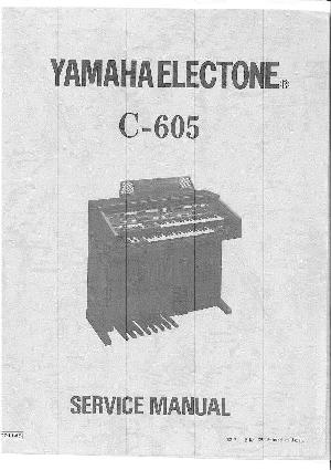 Сервисная инструкция Yamaha C-605 ― Manual-Shop.ru