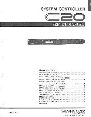 Сервисная инструкция Yamaha C20 ― Manual-Shop.ru