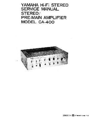 Сервисная инструкция Yamaha CA-400 ― Manual-Shop.ru