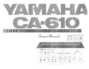 Сервисная инструкция Yamaha CA-610 ― Manual-Shop.ru