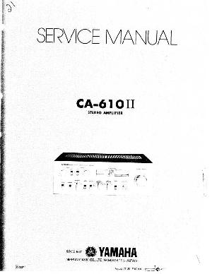 Сервисная инструкция Yamaha CA-610II ― Manual-Shop.ru