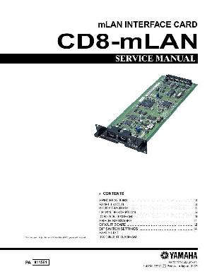 Сервисная инструкция Yamaha CD-8MLAN ― Manual-Shop.ru