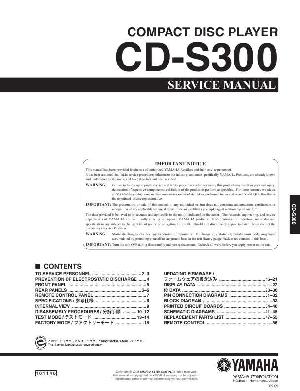 Service manual Yamaha CD-S300 ― Manual-Shop.ru