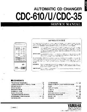 Сервисная инструкция Yamaha CDC-610, CDC-610U, CDC-35 ― Manual-Shop.ru