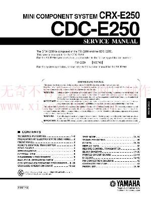 Сервисная инструкция Yamaha CDC-E250  ― Manual-Shop.ru