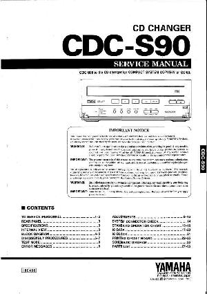 Сервисная инструкция Yamaha CDC-S90  ― Manual-Shop.ru