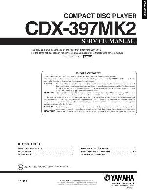 Сервисная инструкция Yamaha CDX-397MK2 ― Manual-Shop.ru