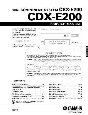 Сервисная инструкция Yamaha CDX-E200  ― Manual-Shop.ru