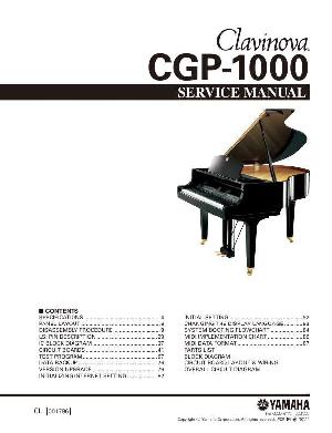 Сервисная инструкция Yamaha CGP-1000  ― Manual-Shop.ru