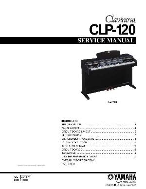 Сервисная инструкция Yamaha CLP-120  ― Manual-Shop.ru