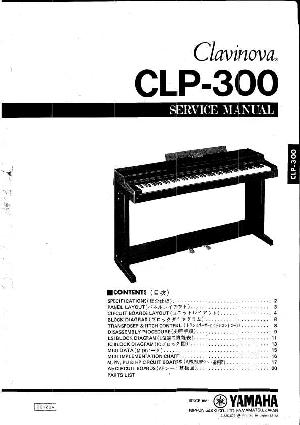 Сервисная инструкция Yamaha CLP-300 ― Manual-Shop.ru