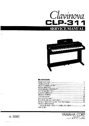 Service manual Yamaha CLP-311 ― Manual-Shop.ru