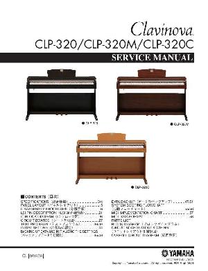 Сервисная инструкция Yamaha CLP-320б CLP-320C, CLP-320M ― Manual-Shop.ru