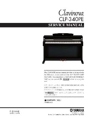 Сервисная инструкция Yamaha CLP-340PE PARTS ― Manual-Shop.ru