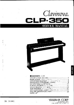 Сервисная инструкция Yamaha CLP-350 ― Manual-Shop.ru