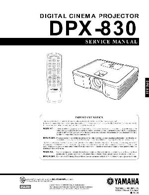 Service manual Yamaha DPX-830 ― Manual-Shop.ru