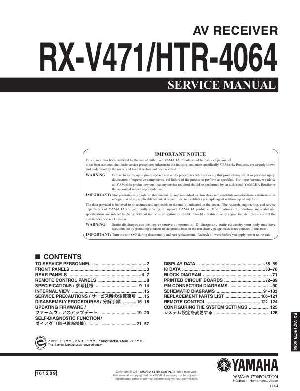 Сервисная инструкция Yamaha HTR-4064 ― Manual-Shop.ru