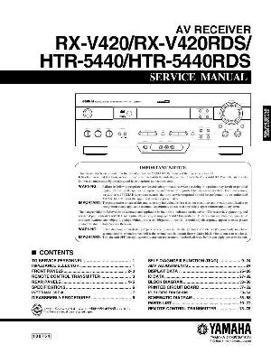 Сервисная инструкция Yamaha HTR-5440, HTR-5440RDS ― Manual-Shop.ru