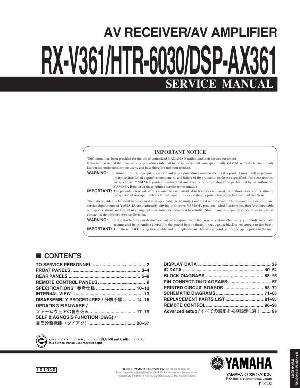 Сервисная инструкция Yamaha HTR-6030 ― Manual-Shop.ru