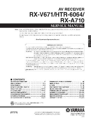 Сервисная инструкция Yamaha HTR-6064 ― Manual-Shop.ru