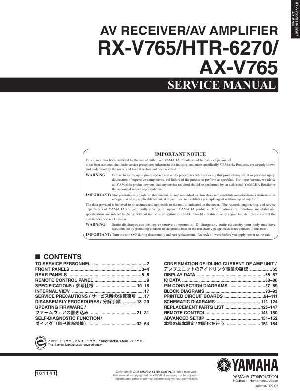 Сервисная инструкция Yamaha HTR-6270 ― Manual-Shop.ru