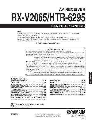 Сервисная инструкция Yamaha HTR-6295 ― Manual-Shop.ru