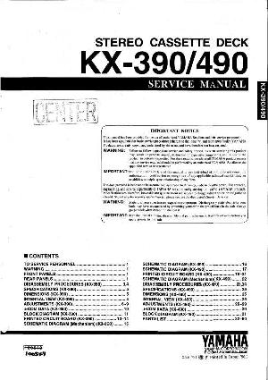Сервисная инструкция Yamaha KX-390, KX-490 ― Manual-Shop.ru