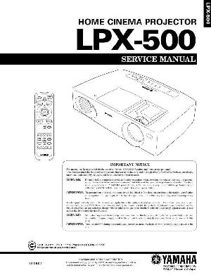 Сервисная инструкция Yamaha LPX-500 ― Manual-Shop.ru