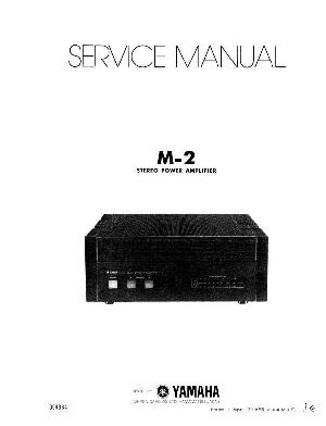 Сервисная инструкция Yamaha M-2 ― Manual-Shop.ru