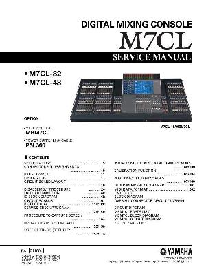Сервисная инструкция Yamaha M7CL  ― Manual-Shop.ru